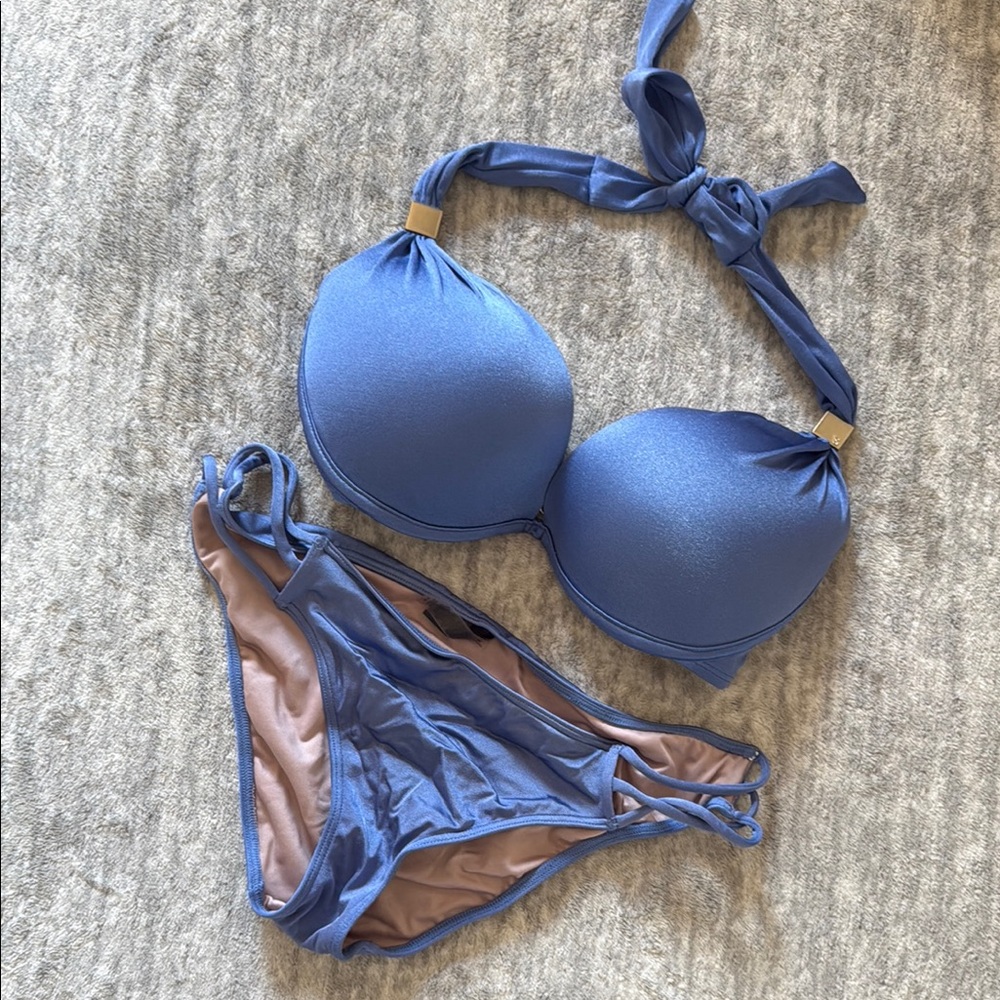 Victoria Secret Blue Bikini Set
